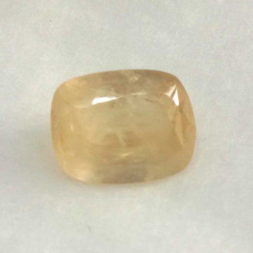 7.34ct cushion yellow yellow-sapphire-pukhraj by 