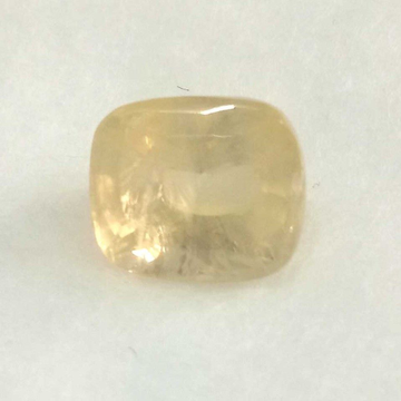 5.51ct cushion yellow yellow-sapphire-pukhraj by 