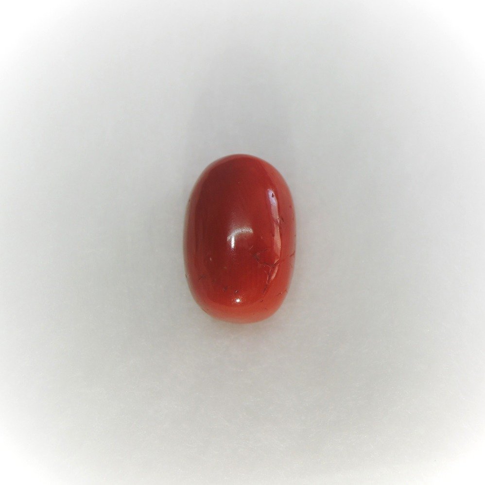 5.55ct oval natural red-coral (mungaa) KBG-C022