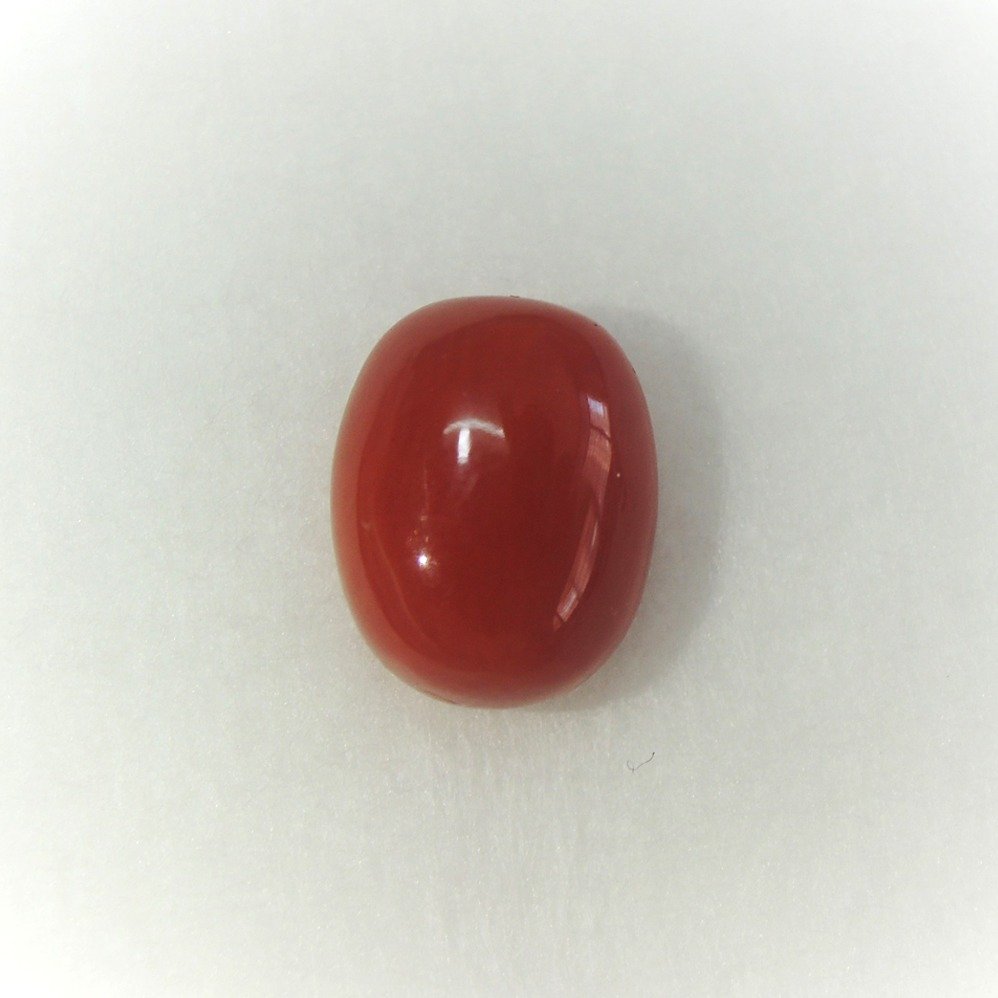 3.77ct oval natural red-coral (mungaa) KBG-C005