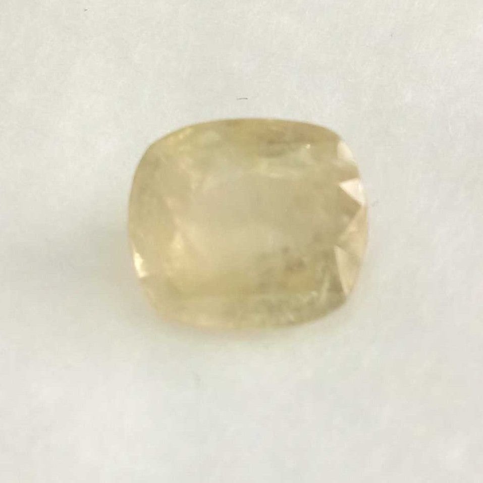 6.34ct cushion  yellow-sapphire-pukhraj