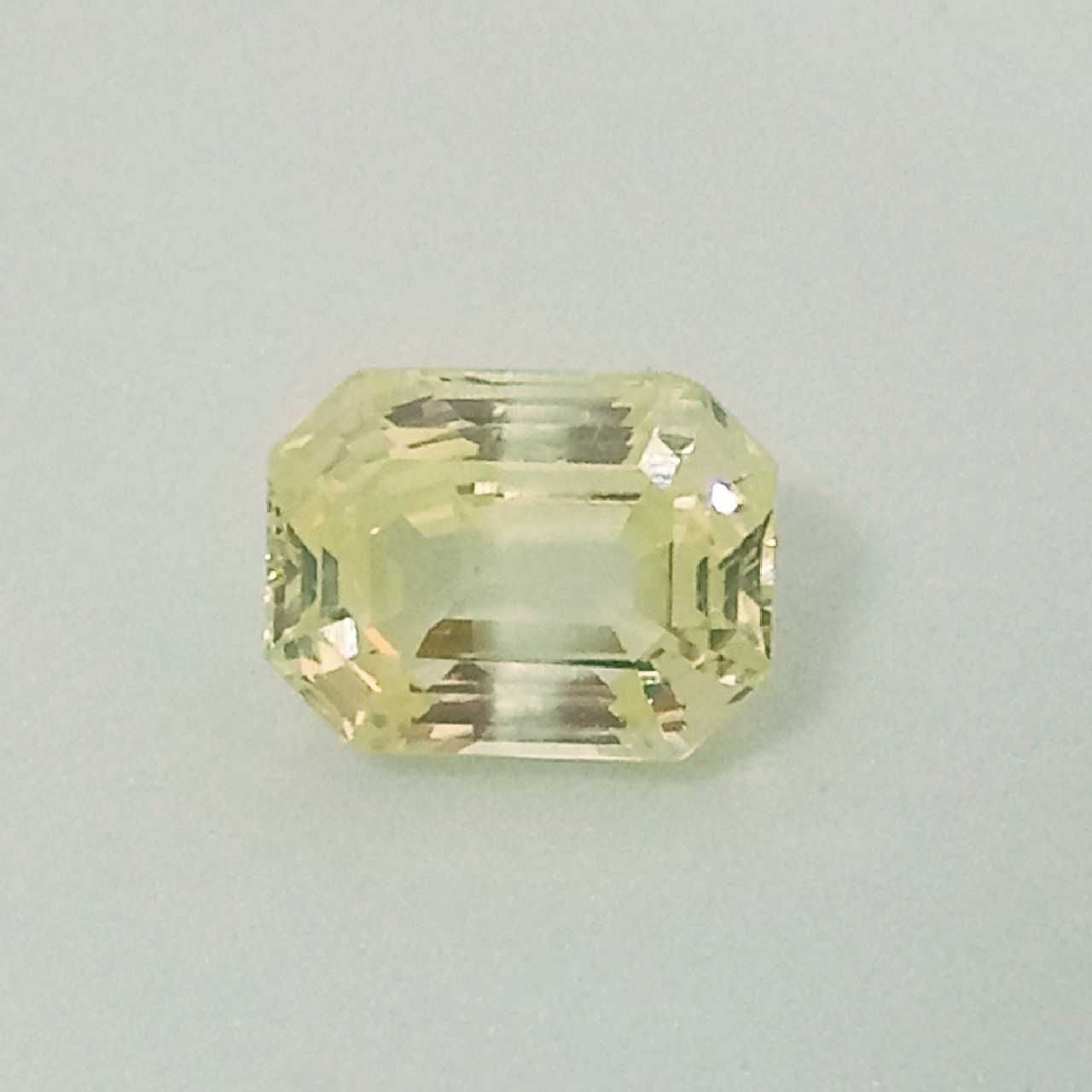 7.27ct rectangle yellow yellow-sapphire-pukhraj